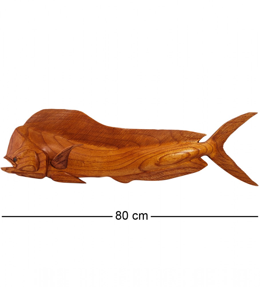 Фигура из дерева "Рыбина" 80 см
