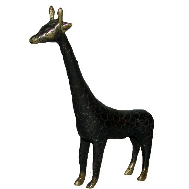 Фигурка из бронзы "Жирафчик" 16 см