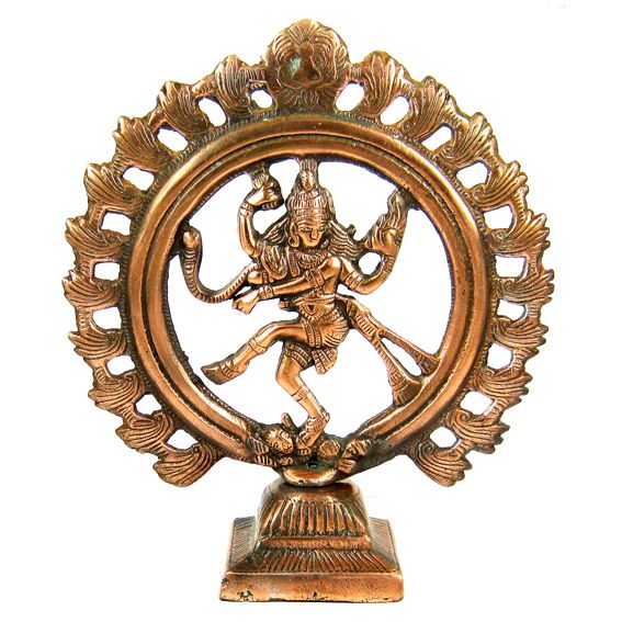 Фигура короля танцев Шива Натараджа 28,5см, силумин