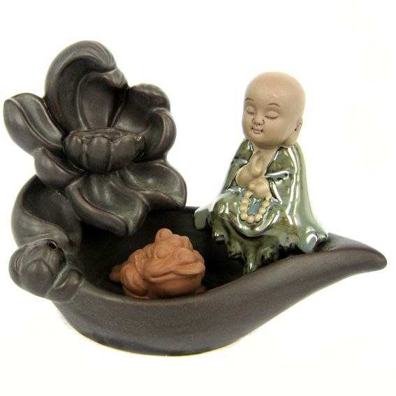 Подставка под благовония пирамидка дым "Маленький Будда"
