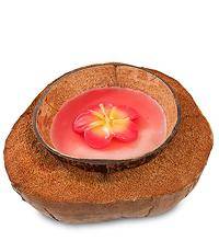 Свеча в натуральном кокосе