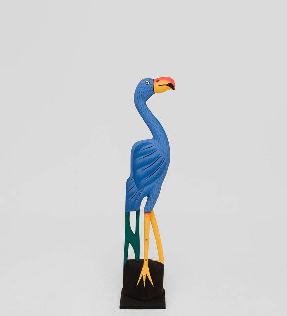 Статуэтка птицы "Голубой Фламинго" 50см